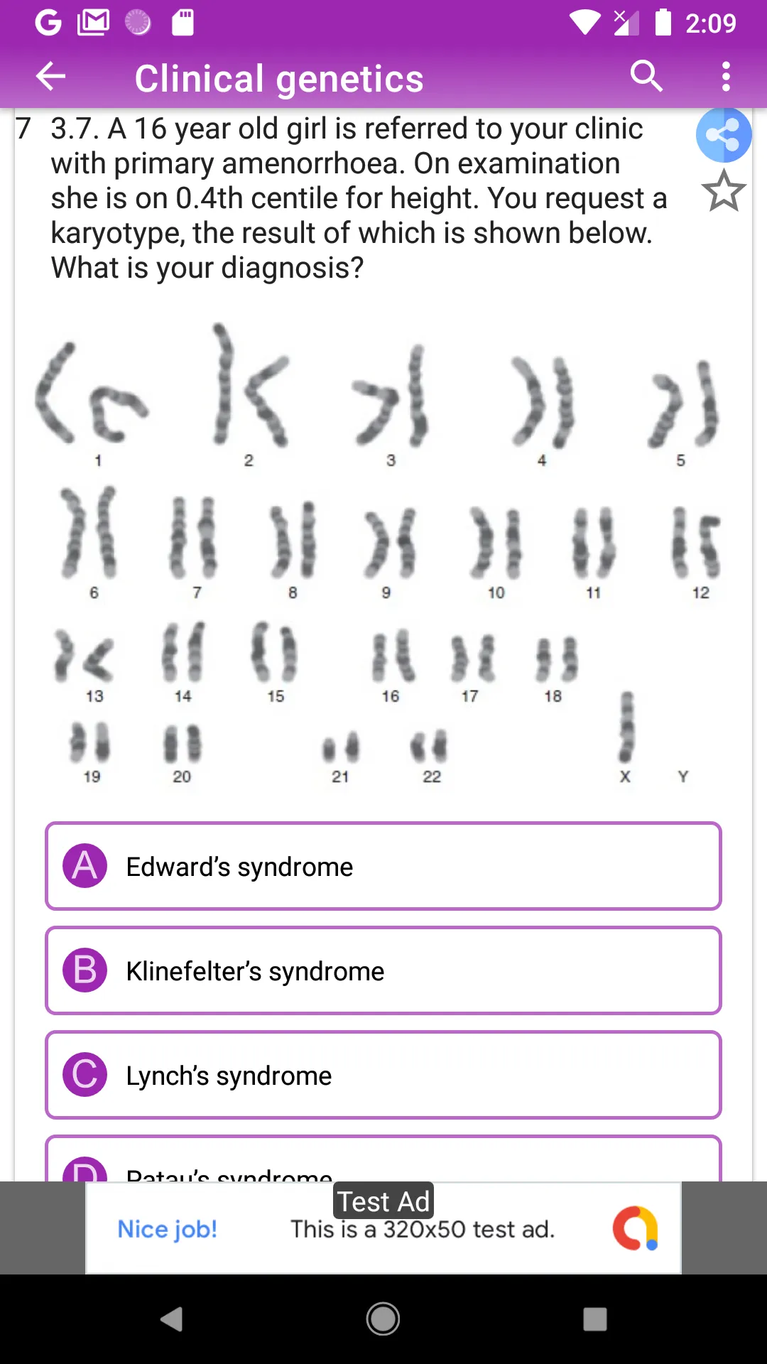 Medicine Self Assessment MCQs | Indus Appstore | Screenshot