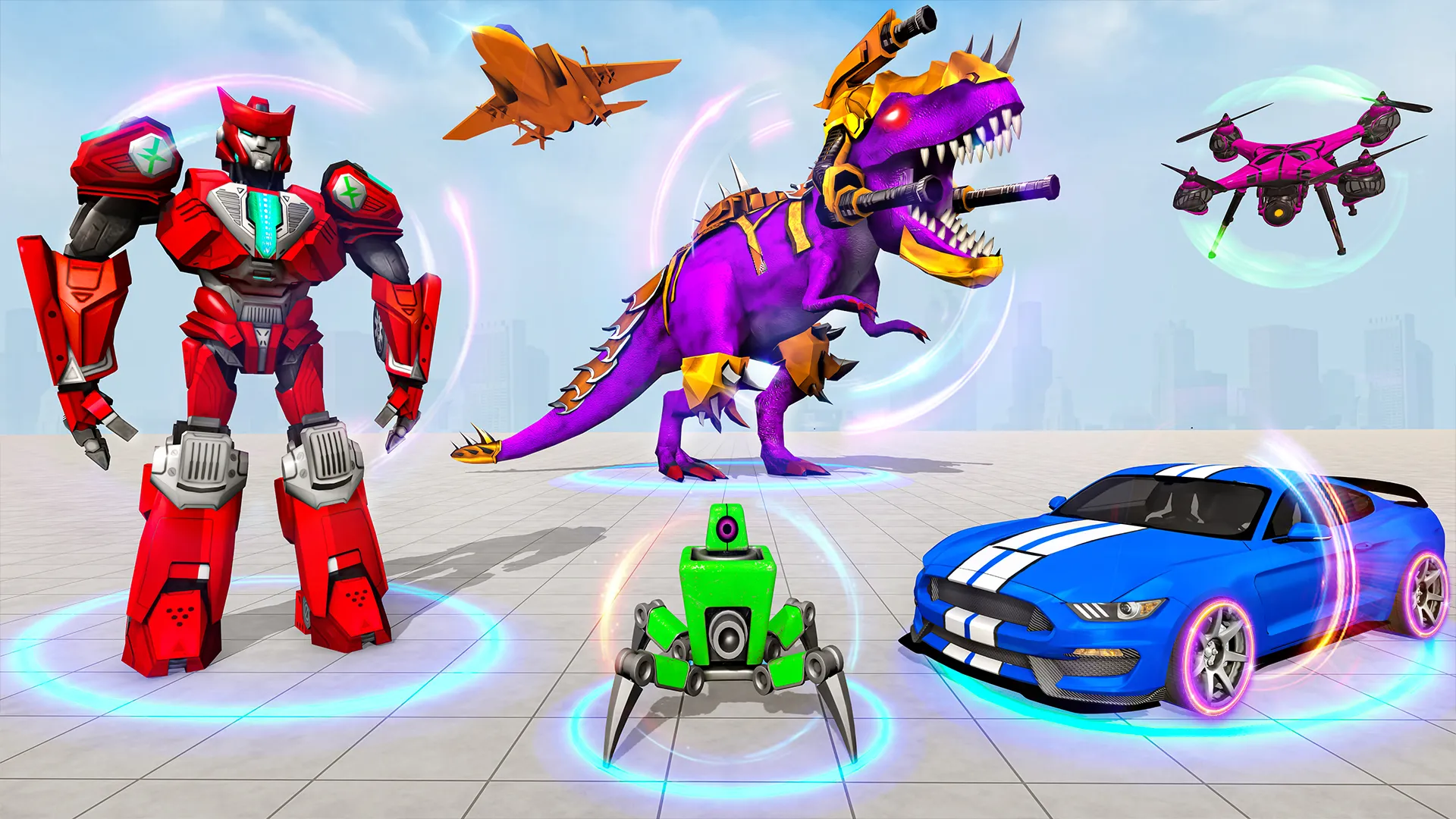 Dino Robot Car Game:Robot Game | Indus Appstore | Screenshot