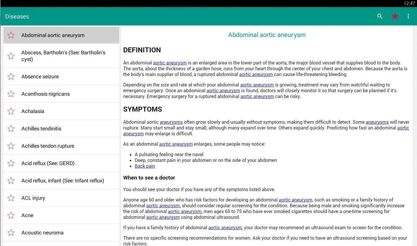 Diseases Dictionary Offline | Indus Appstore | Screenshot