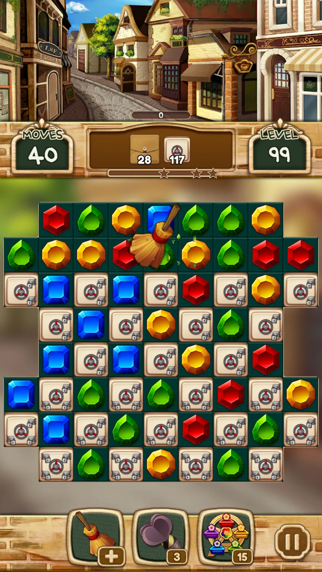 Jewel pretty alley: Match 3 | Indus Appstore | Screenshot