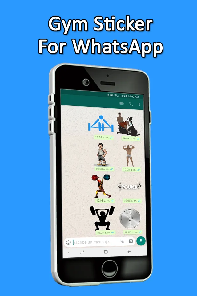 Gym Stickers for WAStickerApps | Indus Appstore | Screenshot