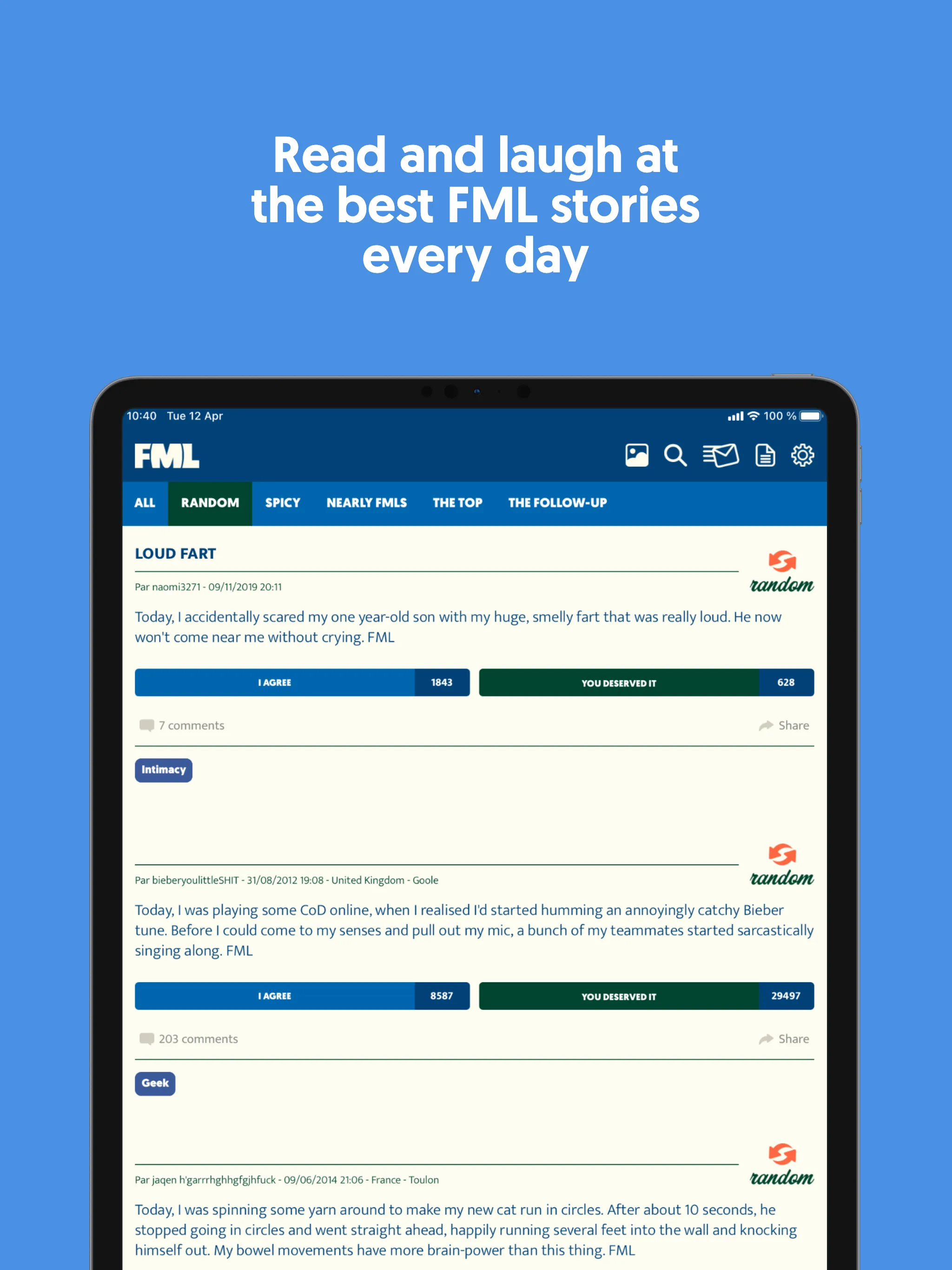 FML | Indus Appstore | Screenshot