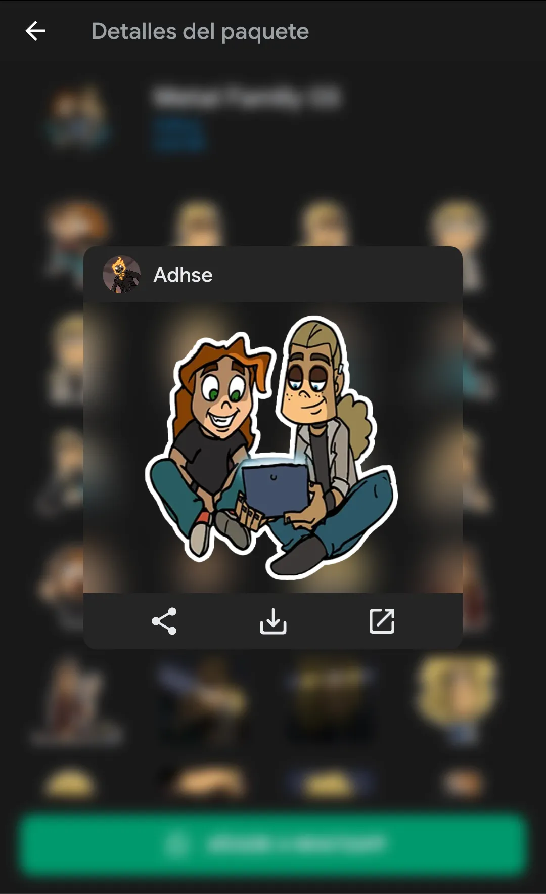 Metal Family Stickers | Indus Appstore | Screenshot