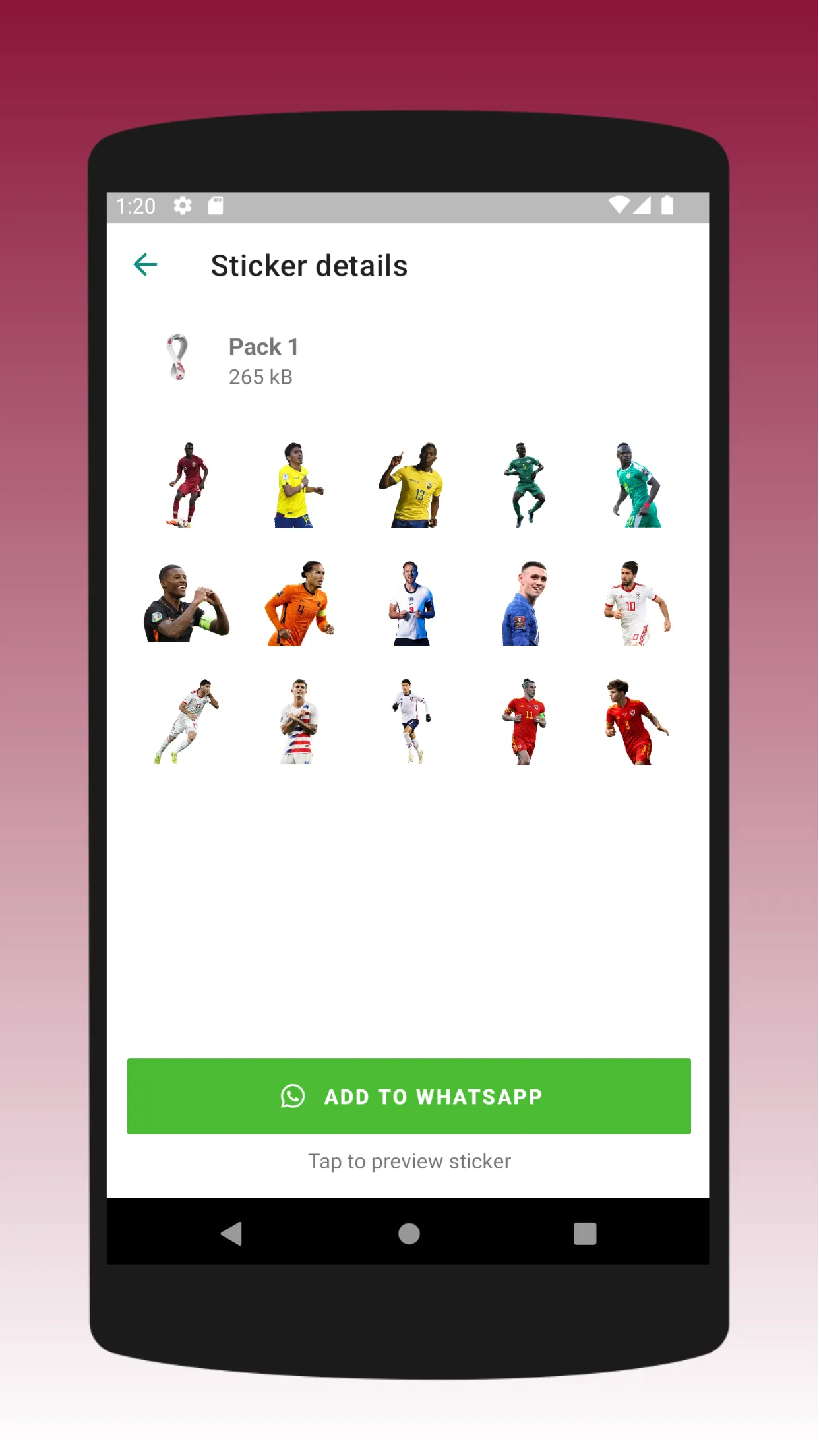 World Cup 2022 Stickers | Indus Appstore | Screenshot