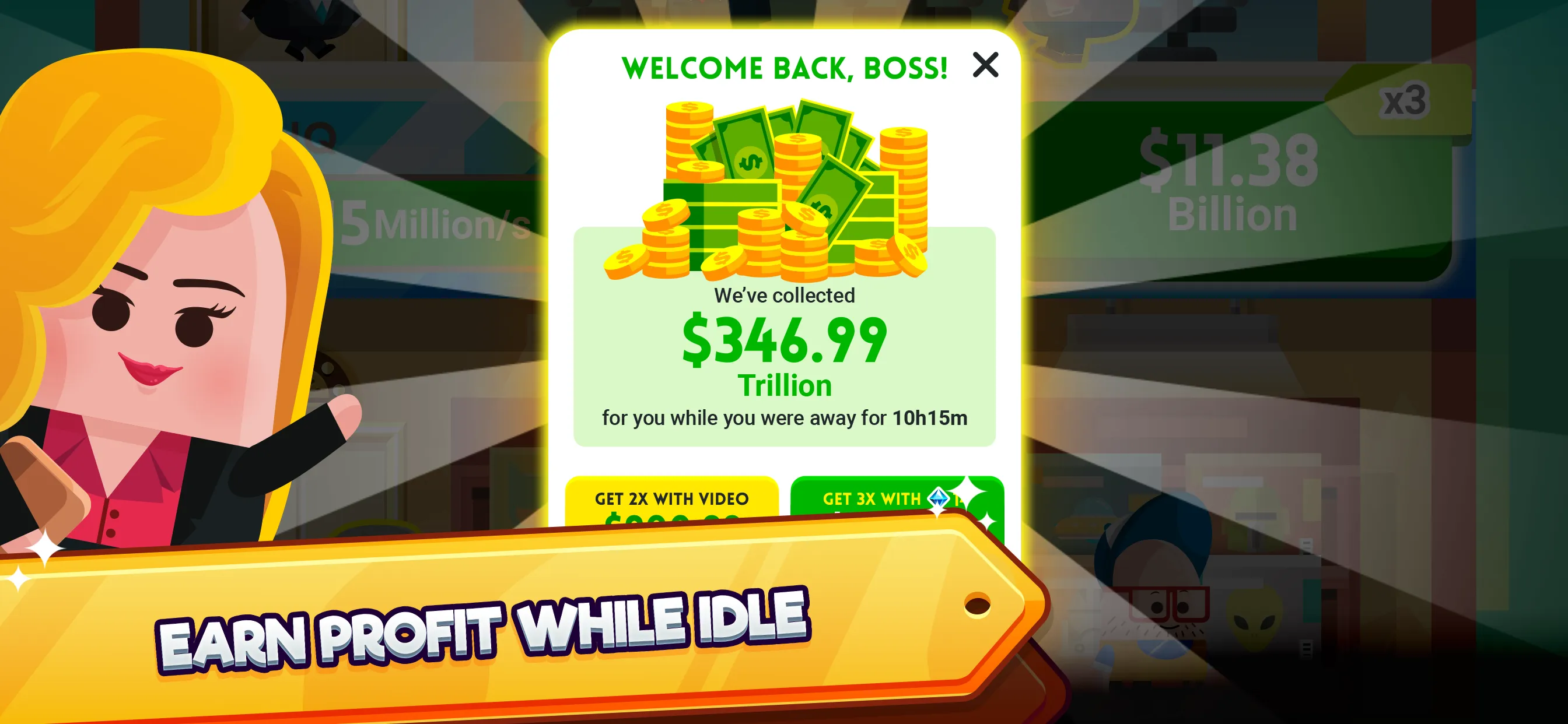 Cash, Inc. Fame & Fortune Game | Indus Appstore | Screenshot