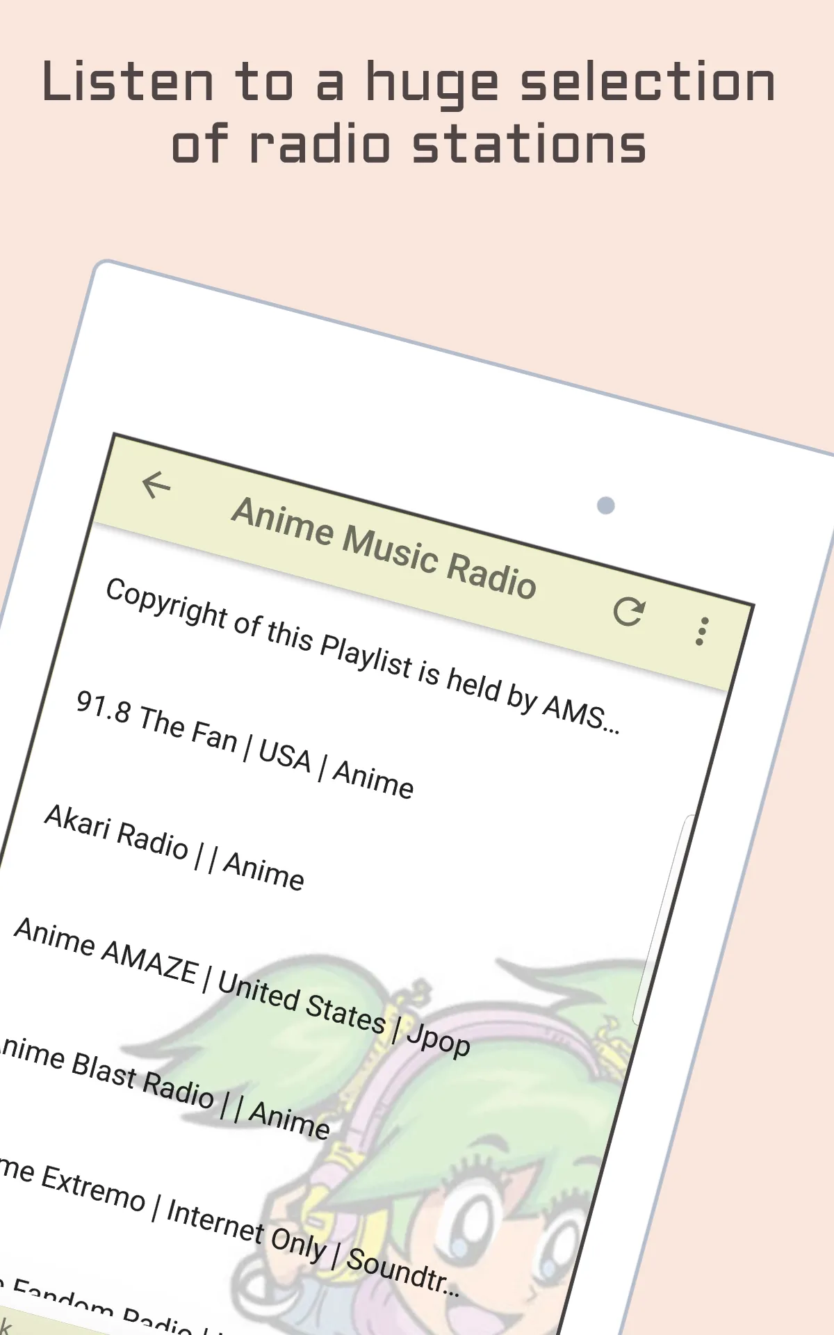 Anime Radio Music Soundtracks | Indus Appstore | Screenshot