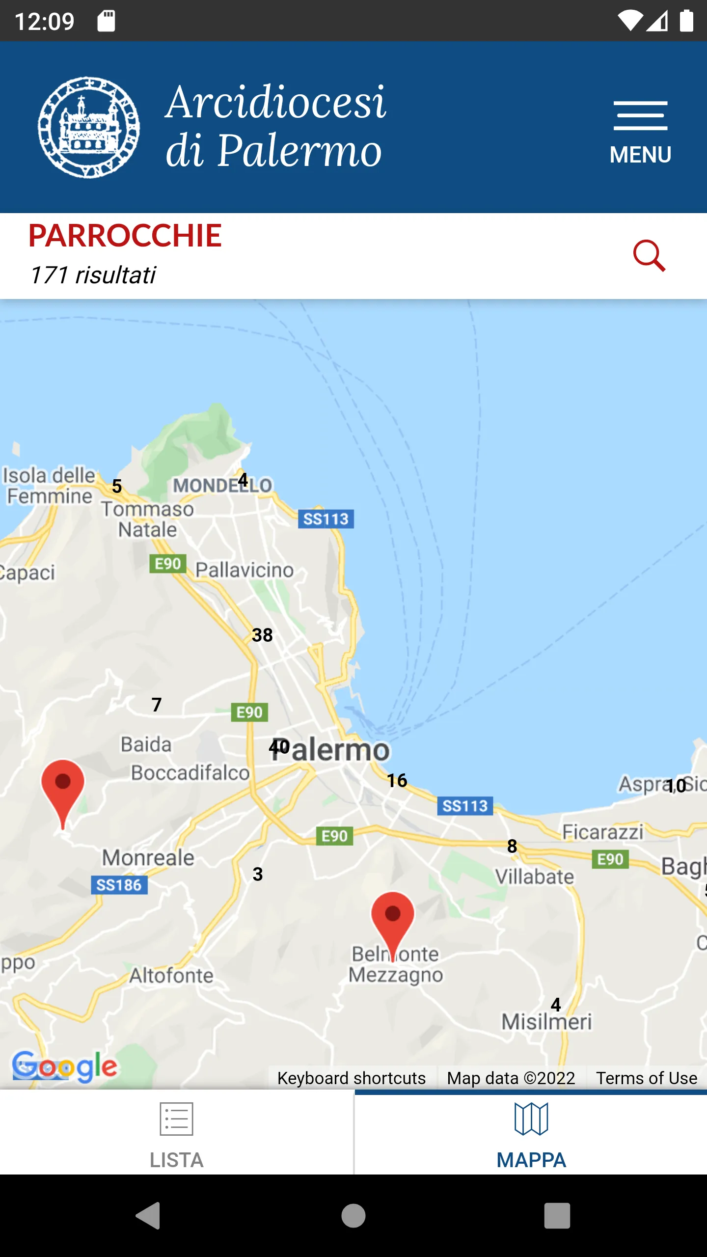 Arcidiocesi di Palermo | Indus Appstore | Screenshot