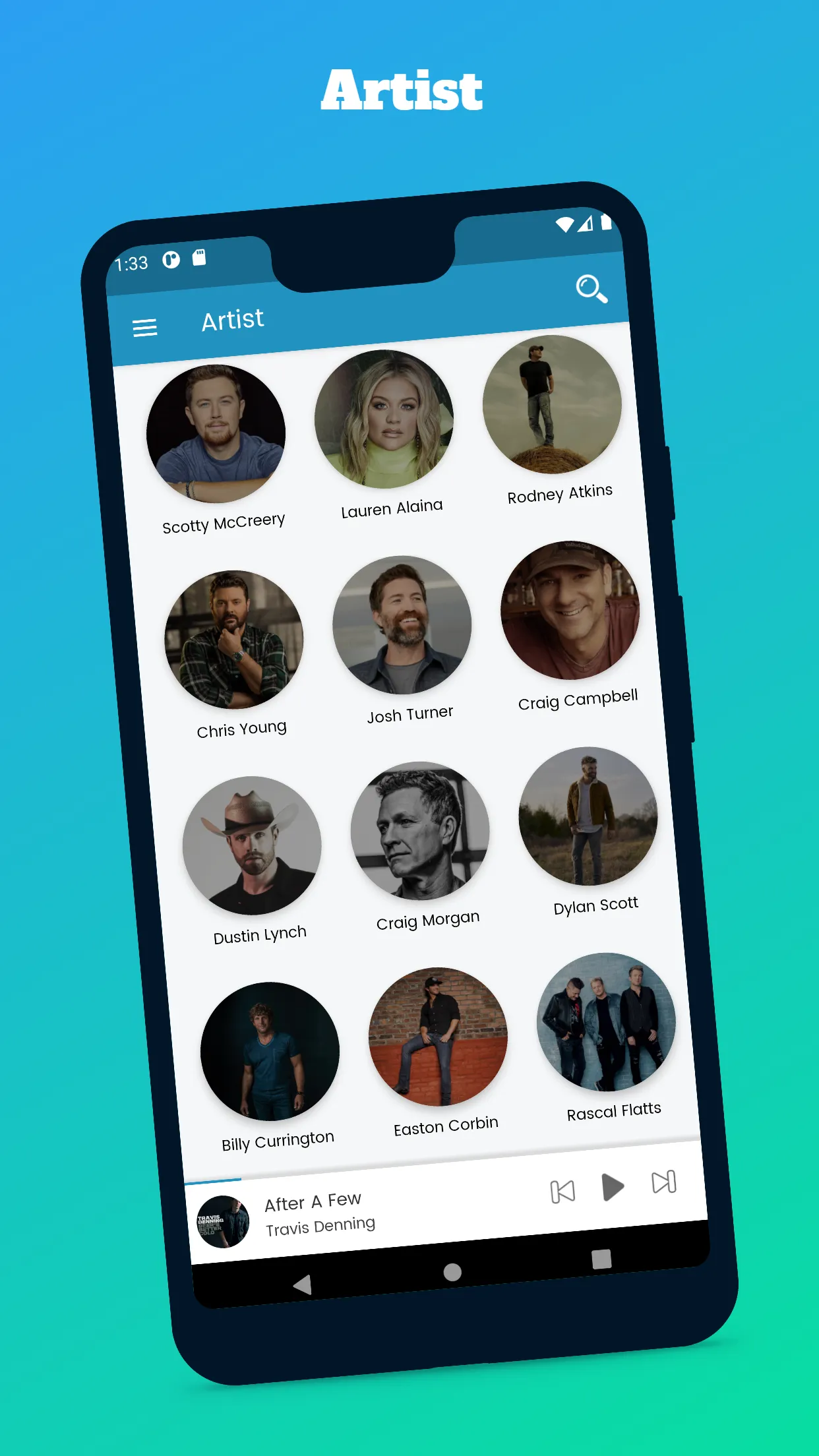 Country Music Songs Player | Indus Appstore | Screenshot