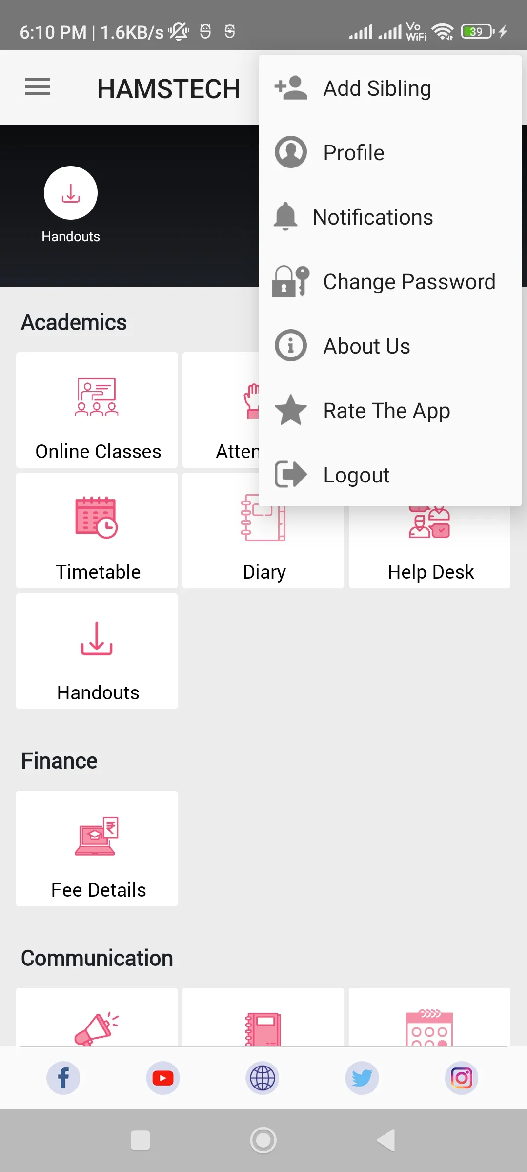 Student Hamstech Portal | Indus Appstore | Screenshot