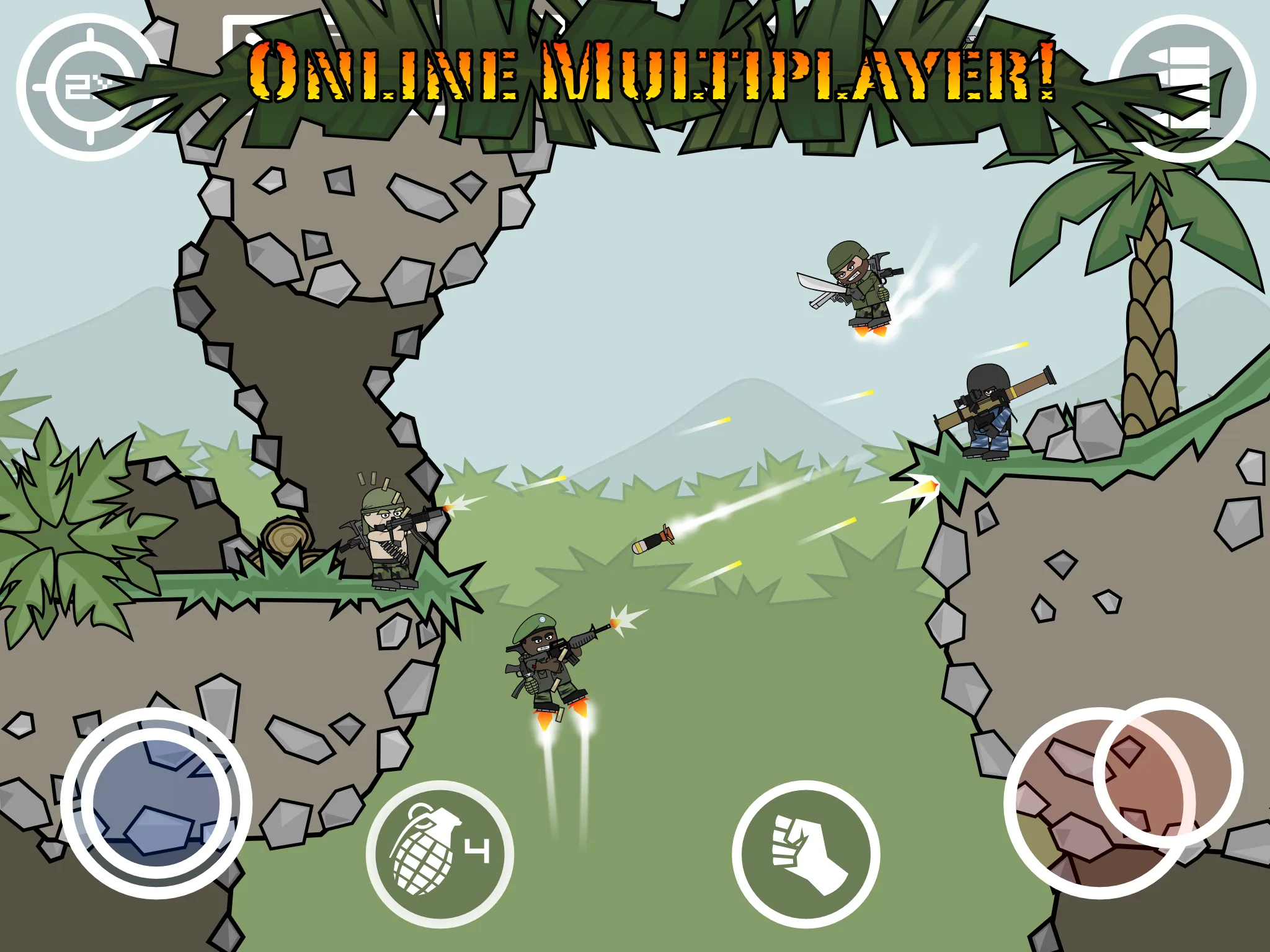 Mini Militia Classic : DA2 MMC | Indus Appstore | Screenshot