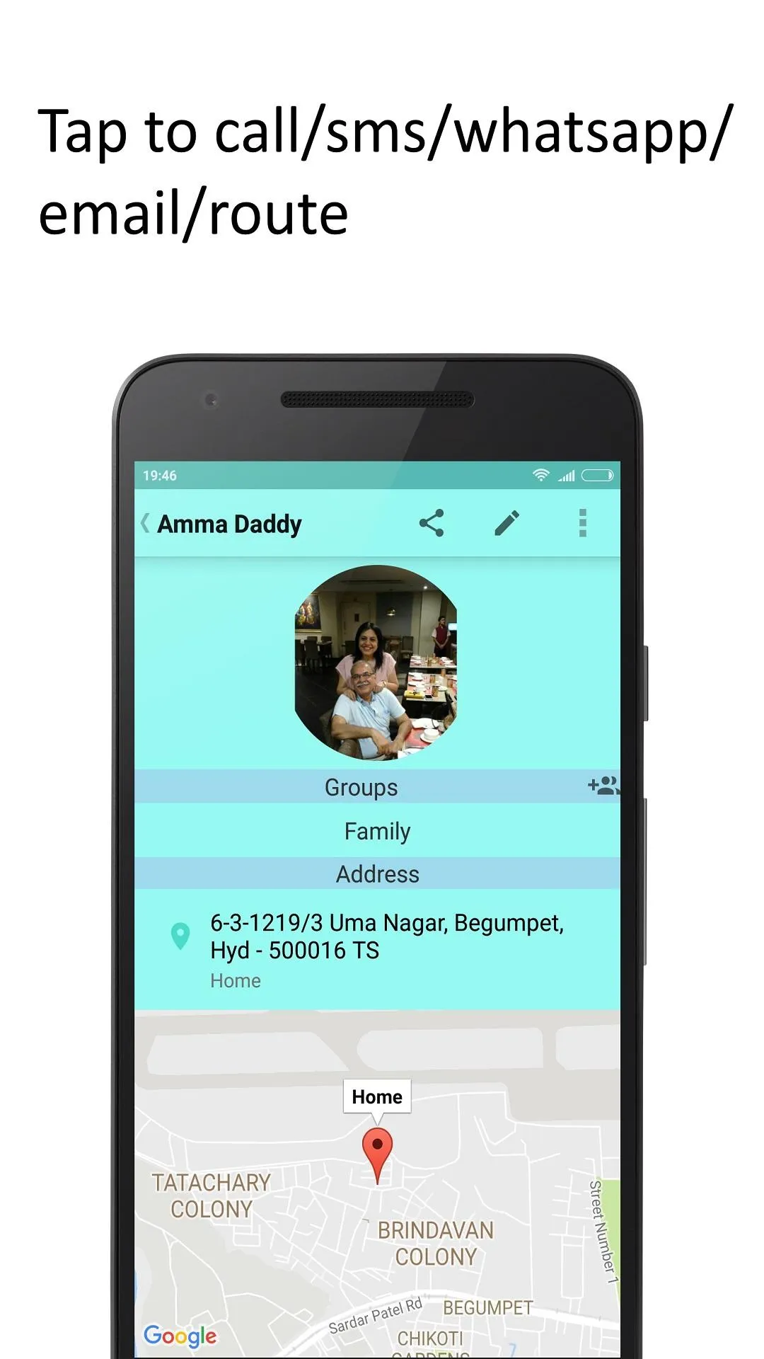 Address Book | Indus Appstore | Screenshot