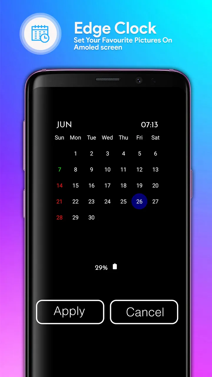 Always on Display Clock Faces | Indus Appstore | Screenshot