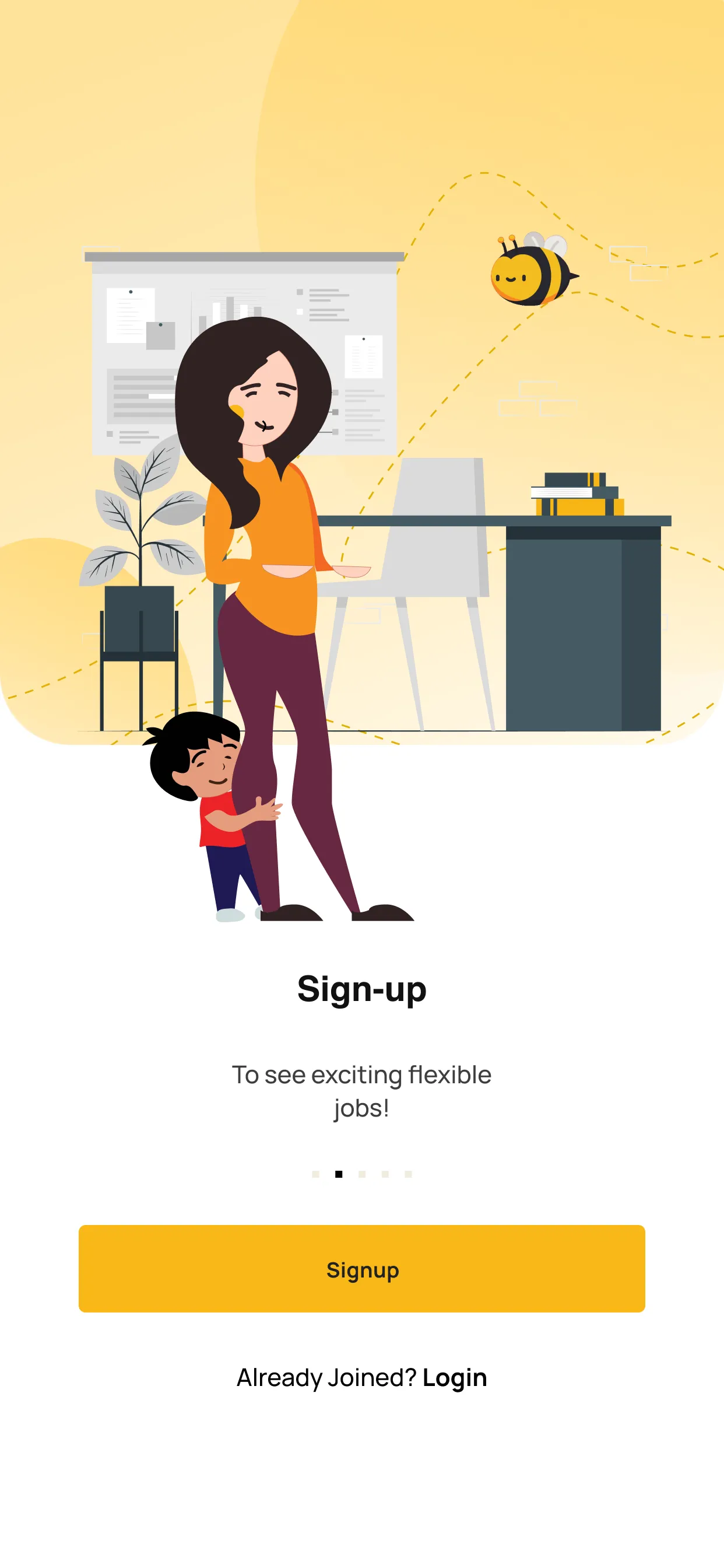 FlexiBees:WFH & part-time jobs | Indus Appstore | Screenshot