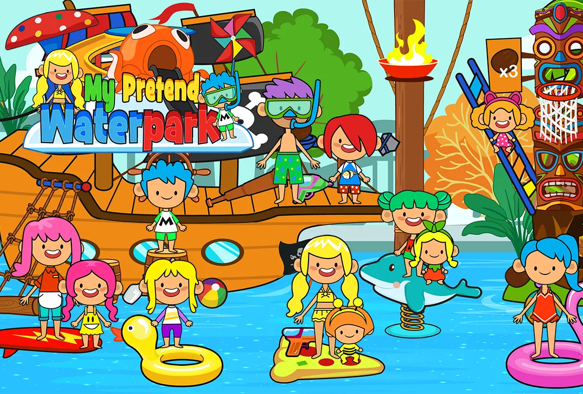 My Pretend Summer Waterpark | Indus Appstore | Screenshot