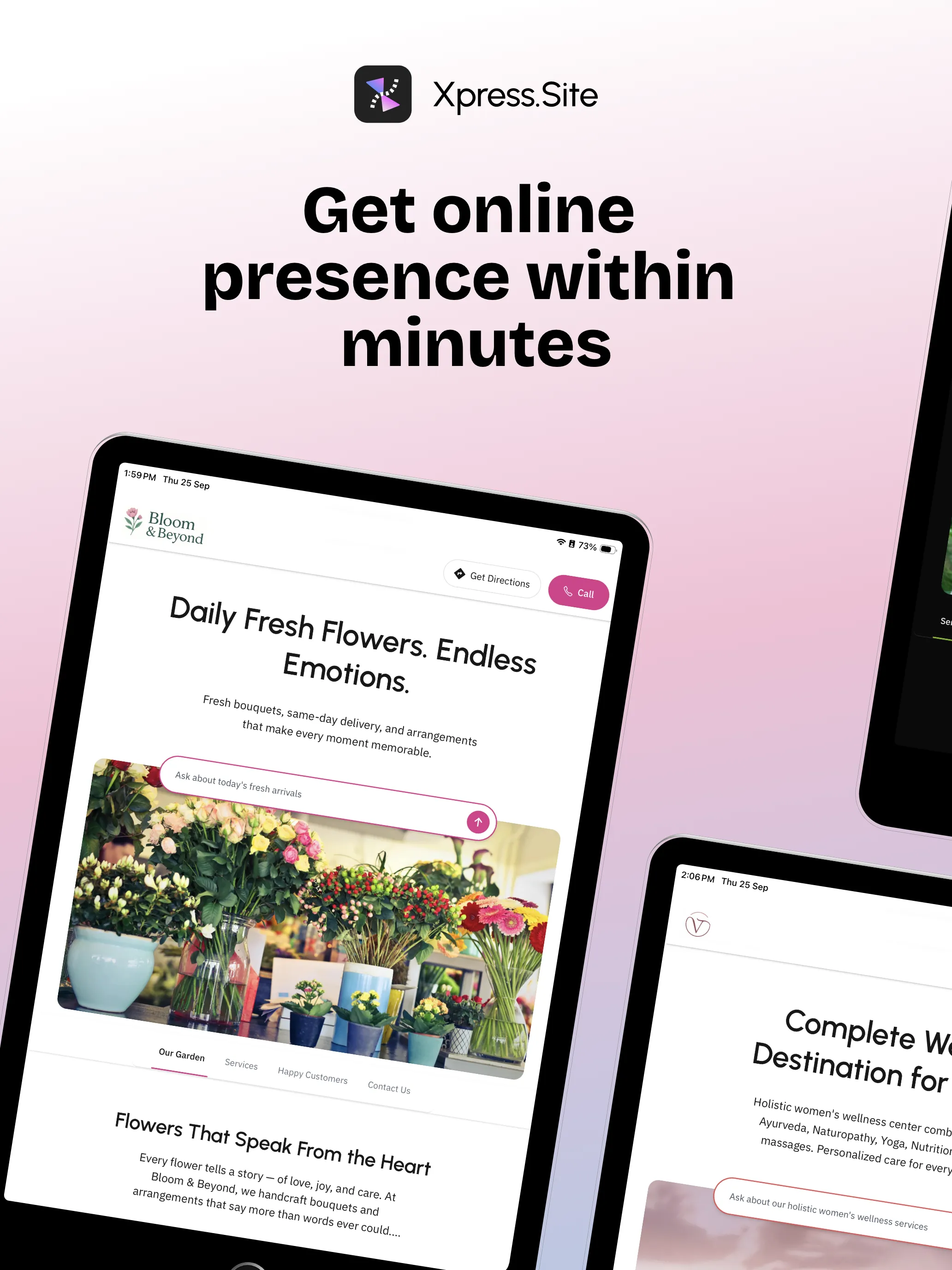 Xpress Site - Website Builder | Indus Appstore | Screenshot
