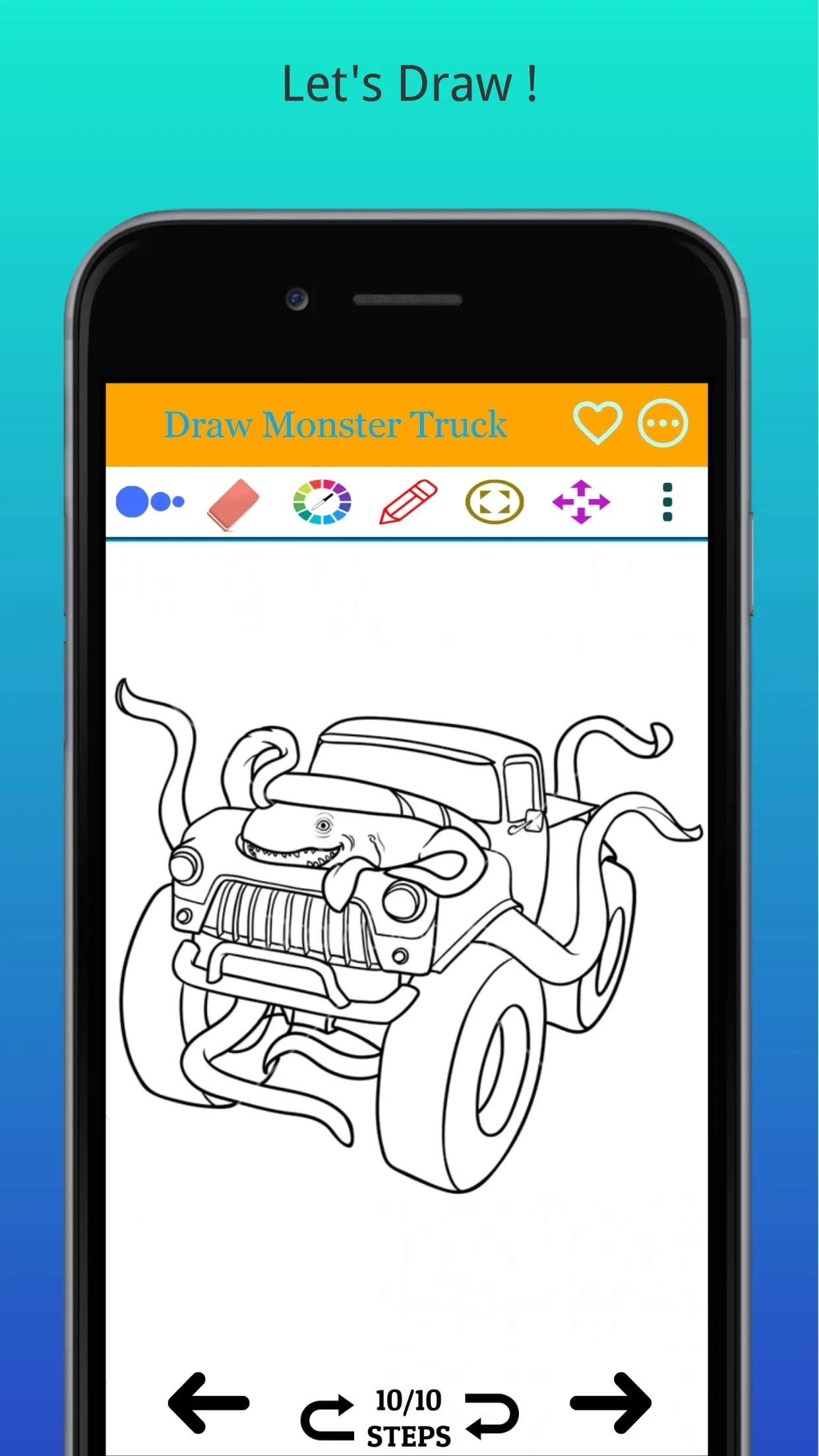 How to Draw Monster Truck Easy | Indus Appstore | Screenshot