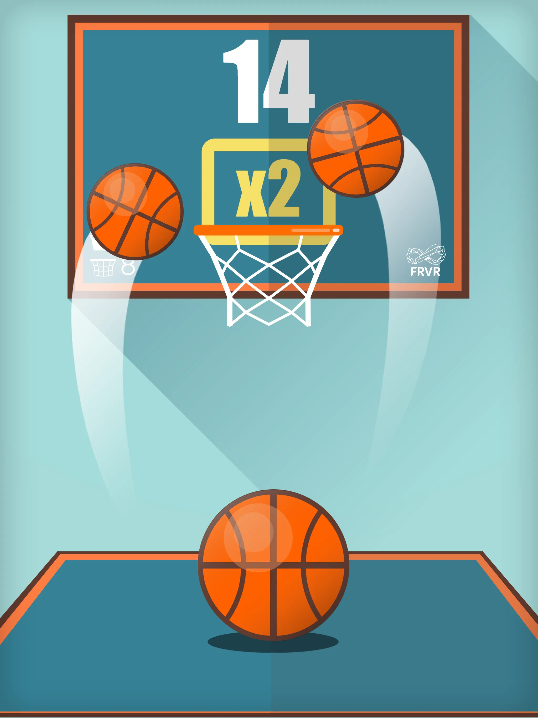 Basketball FRVR - Dunk Shoot | Indus Appstore | Screenshot