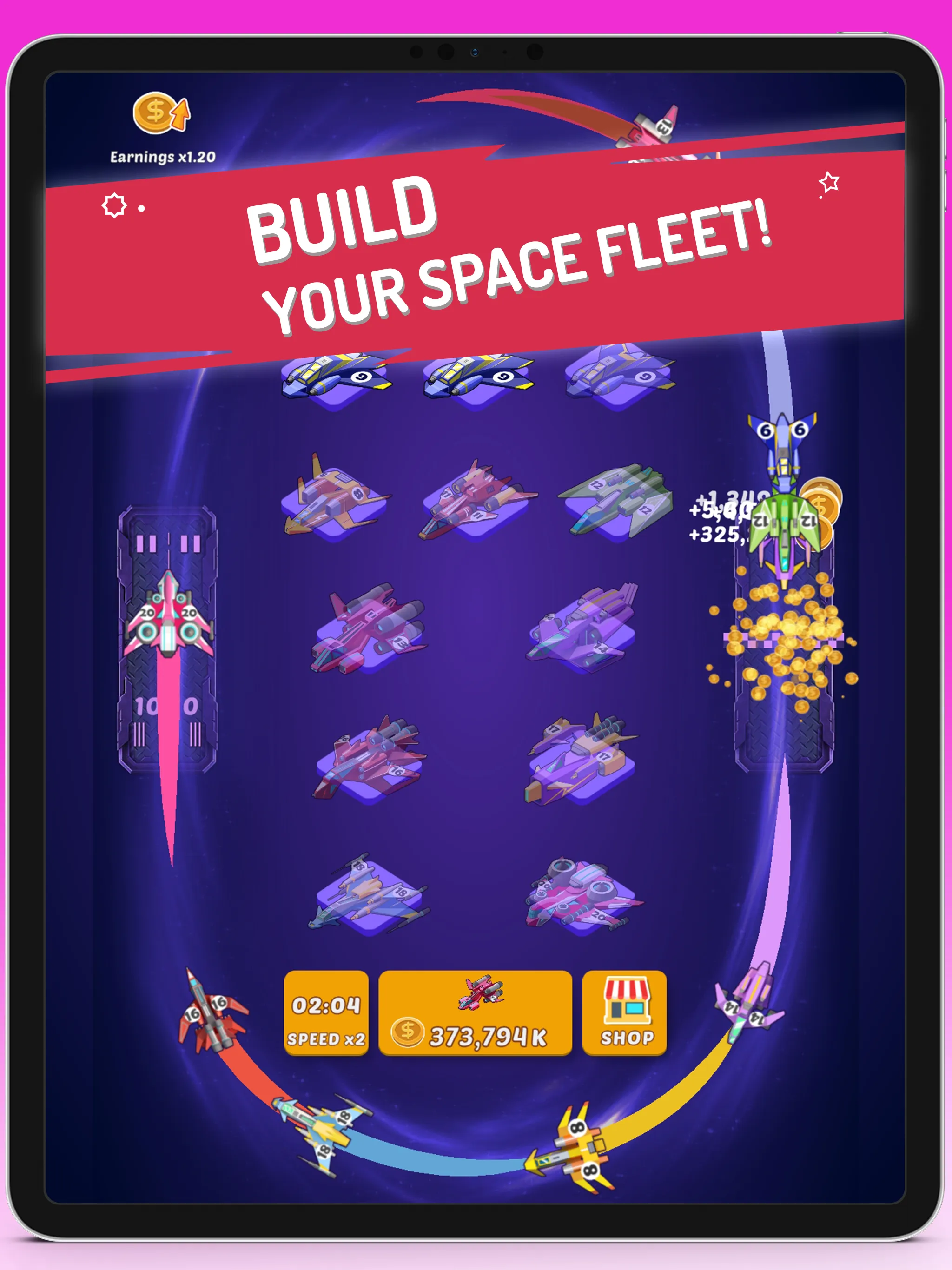 Merge Spaceships - Idle Space | Indus Appstore | Screenshot