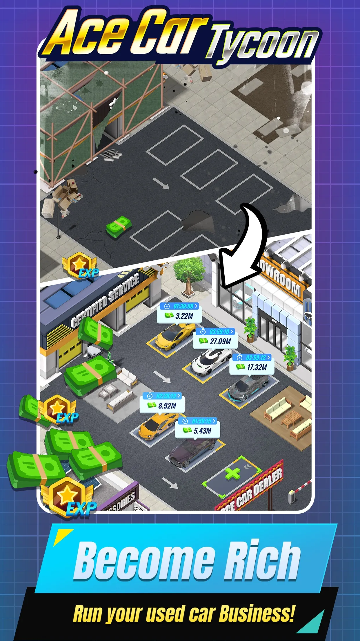 Ace Car Tycoon | Indus Appstore | Screenshot