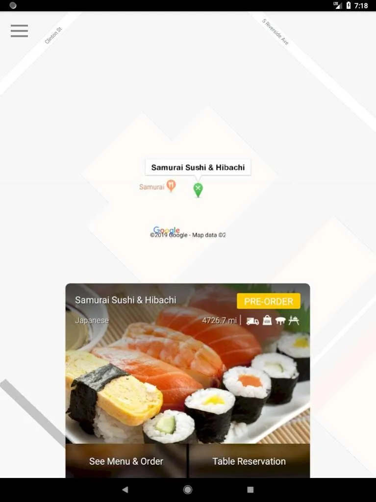 Samurai Sushi & Hibachi | Indus Appstore | Screenshot