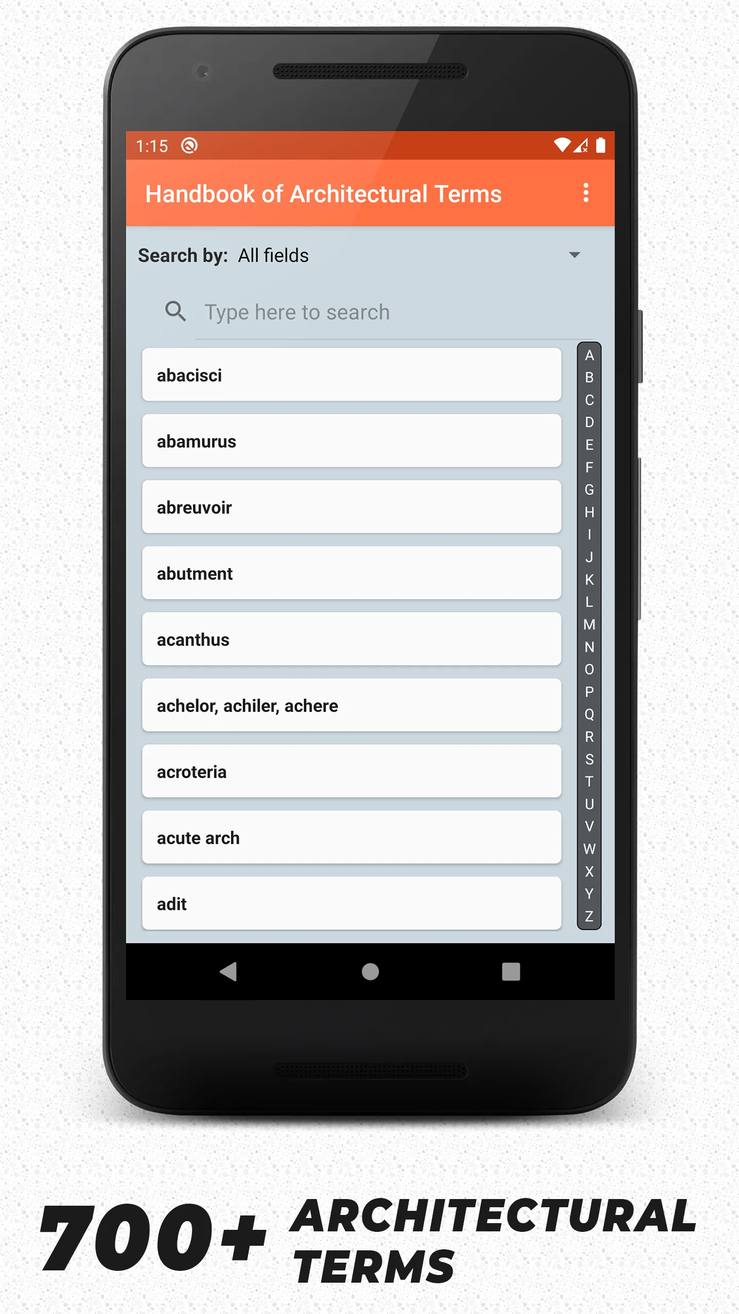 Architectural Terms | Indus Appstore | Screenshot