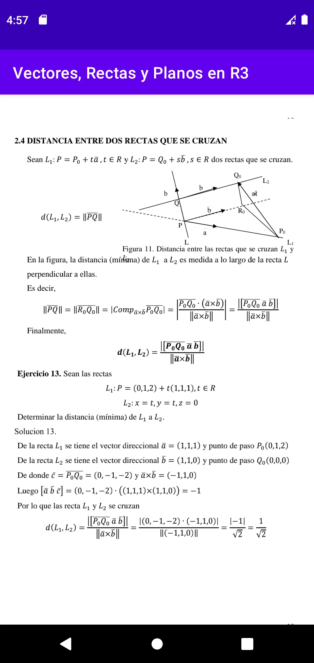 Vectores Rectas y Planos en R3 | Indus Appstore | Screenshot