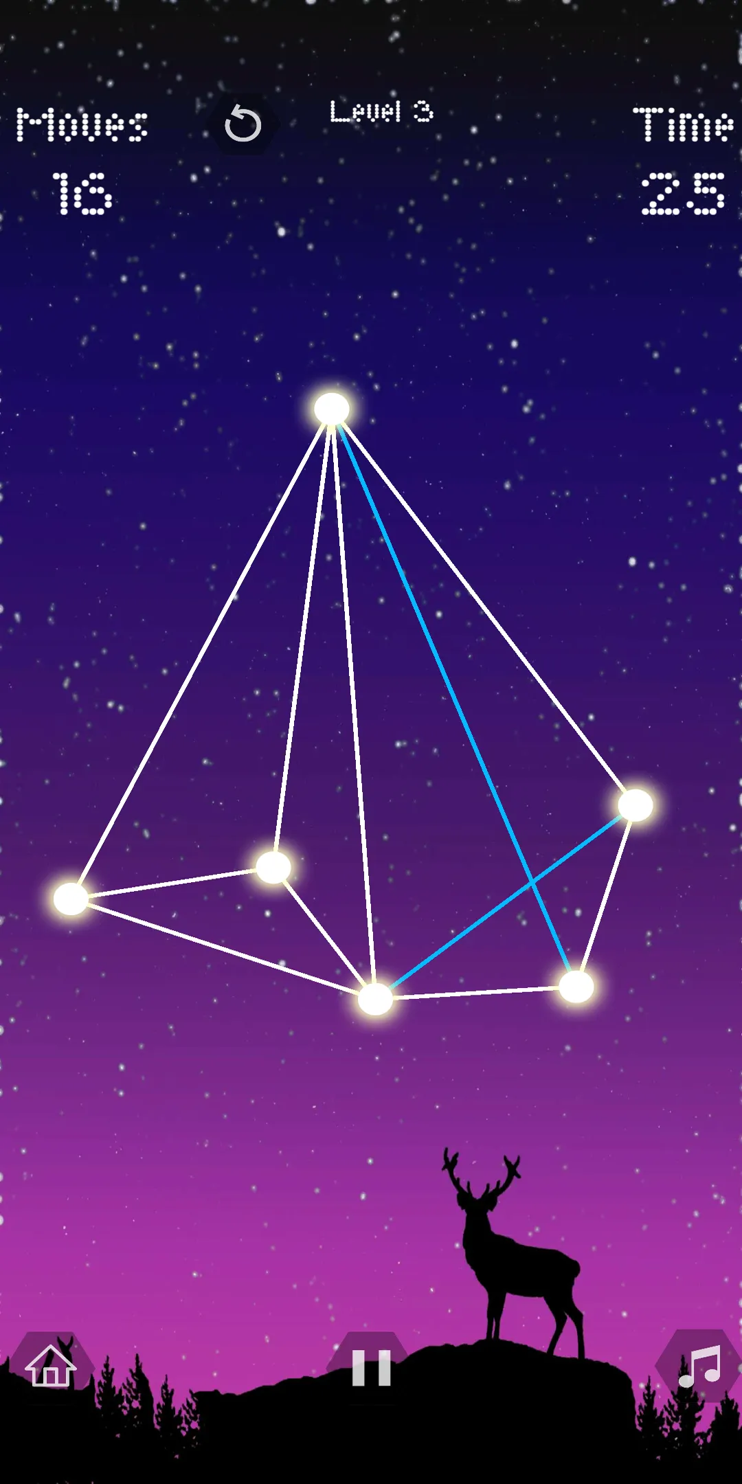 Stars Untangler | Indus Appstore | Screenshot