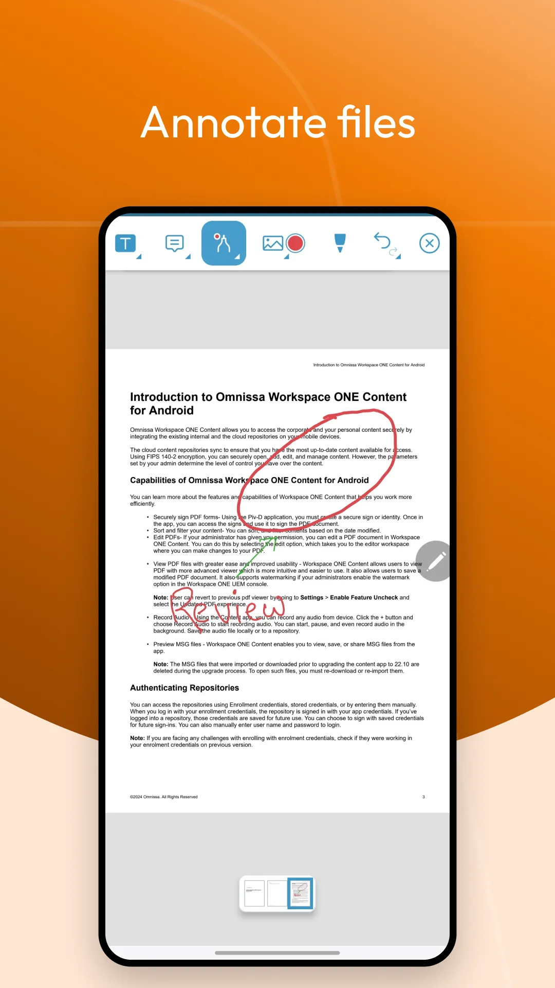 Content - Workspace ONE | Indus Appstore | Screenshot