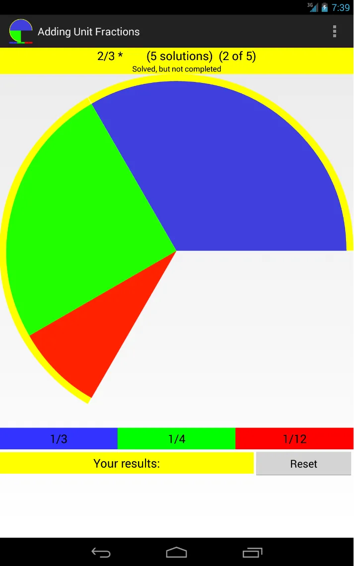 Adding unit fractions | Indus Appstore | Screenshot