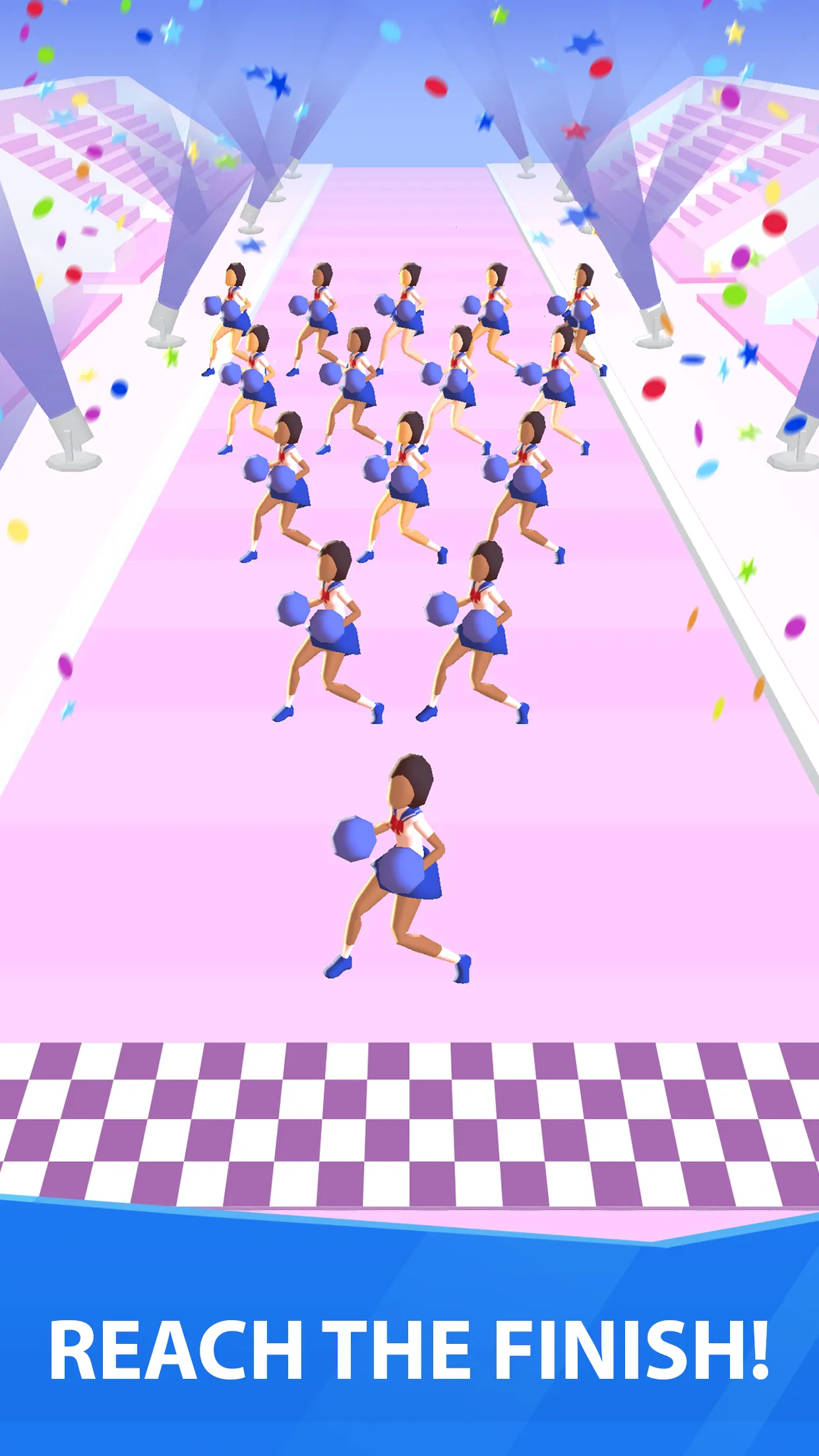 Cheerleader Run 3D | Indus Appstore | Screenshot