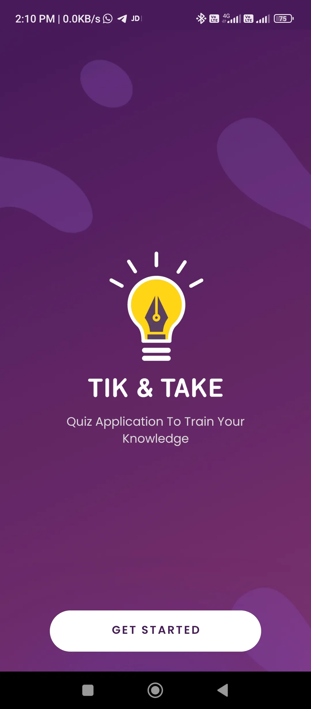 TIK AND TAKE QUIZ | Indus Appstore | Screenshot