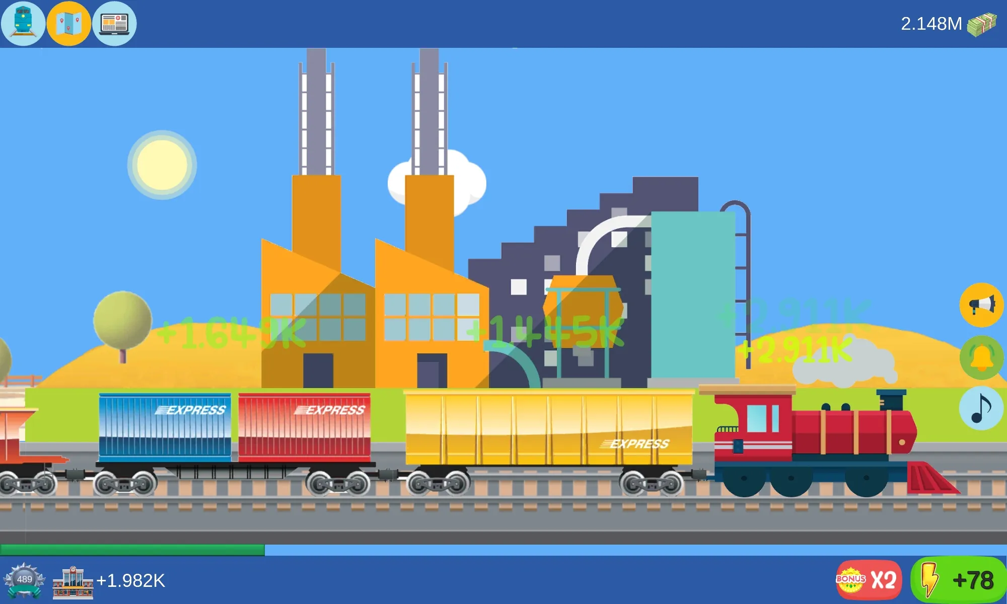 Idle Train Tycoon | Indus Appstore | Screenshot