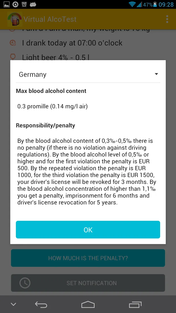 Virtual AlcoTest | Indus Appstore | Screenshot