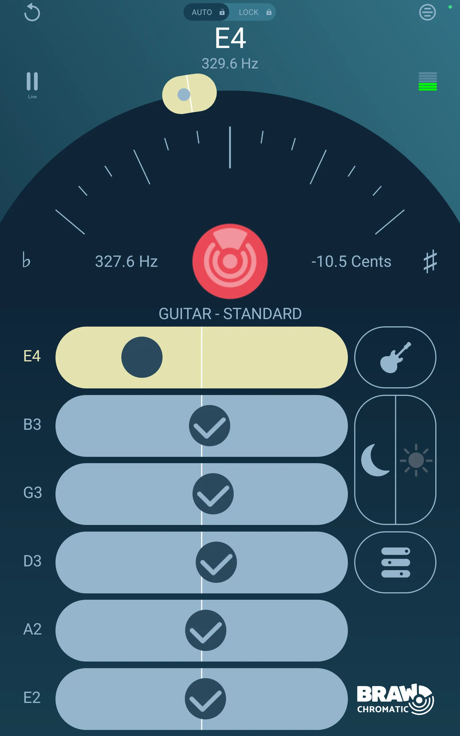 Braw Chromatic Tuner | Indus Appstore | Screenshot