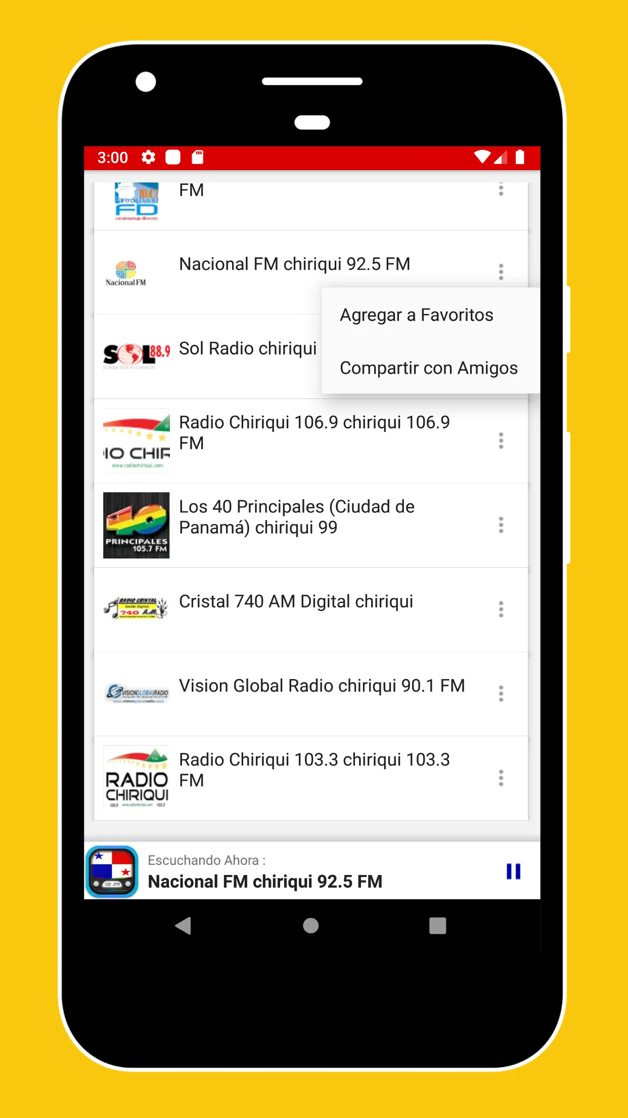 Radio Panama + FM Radio Online | Indus Appstore | Screenshot