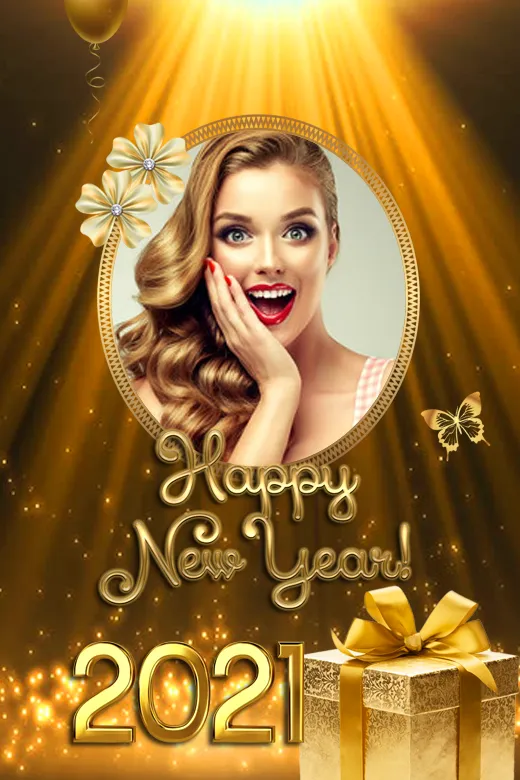 NewYear Wishes Photo Frames | Indus Appstore | Screenshot