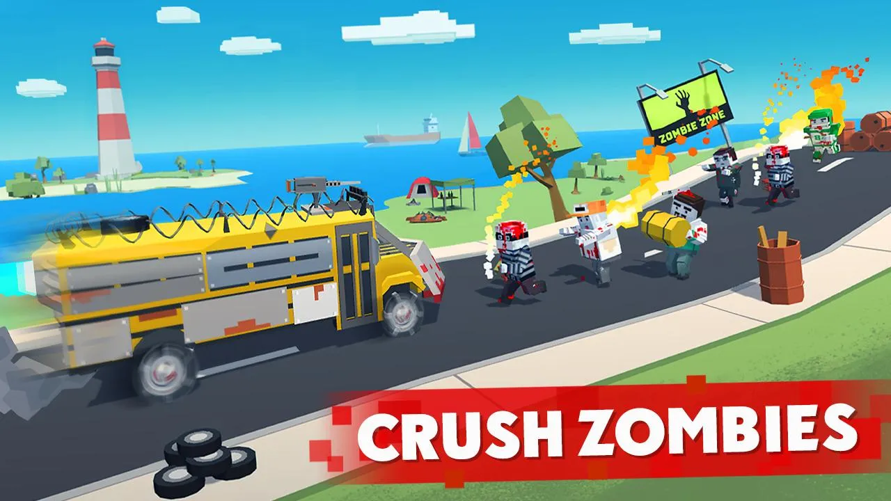 Zombie Derby: Pixel Survival | Indus Appstore | Screenshot