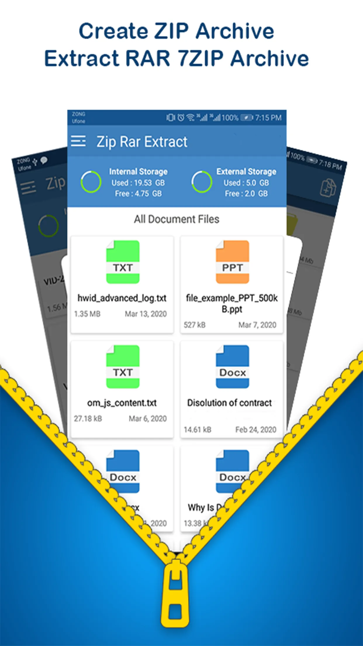 RAR Extractor: Zip, Unzip | Indus Appstore | Screenshot