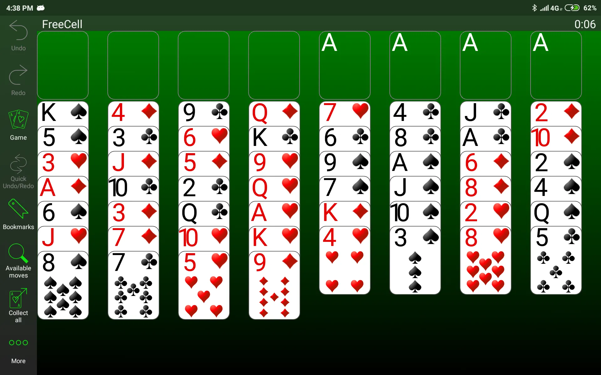 FreeCell Solitaires | Indus Appstore | Screenshot