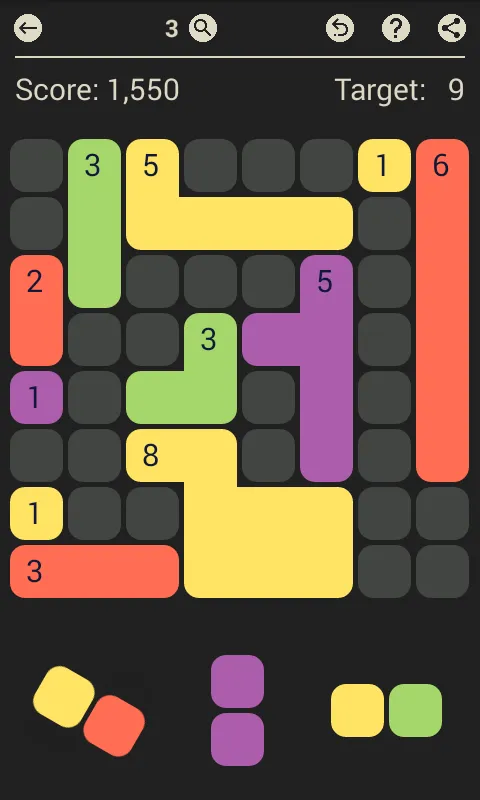 D7: pack the colored Dominoes | Indus Appstore | Screenshot