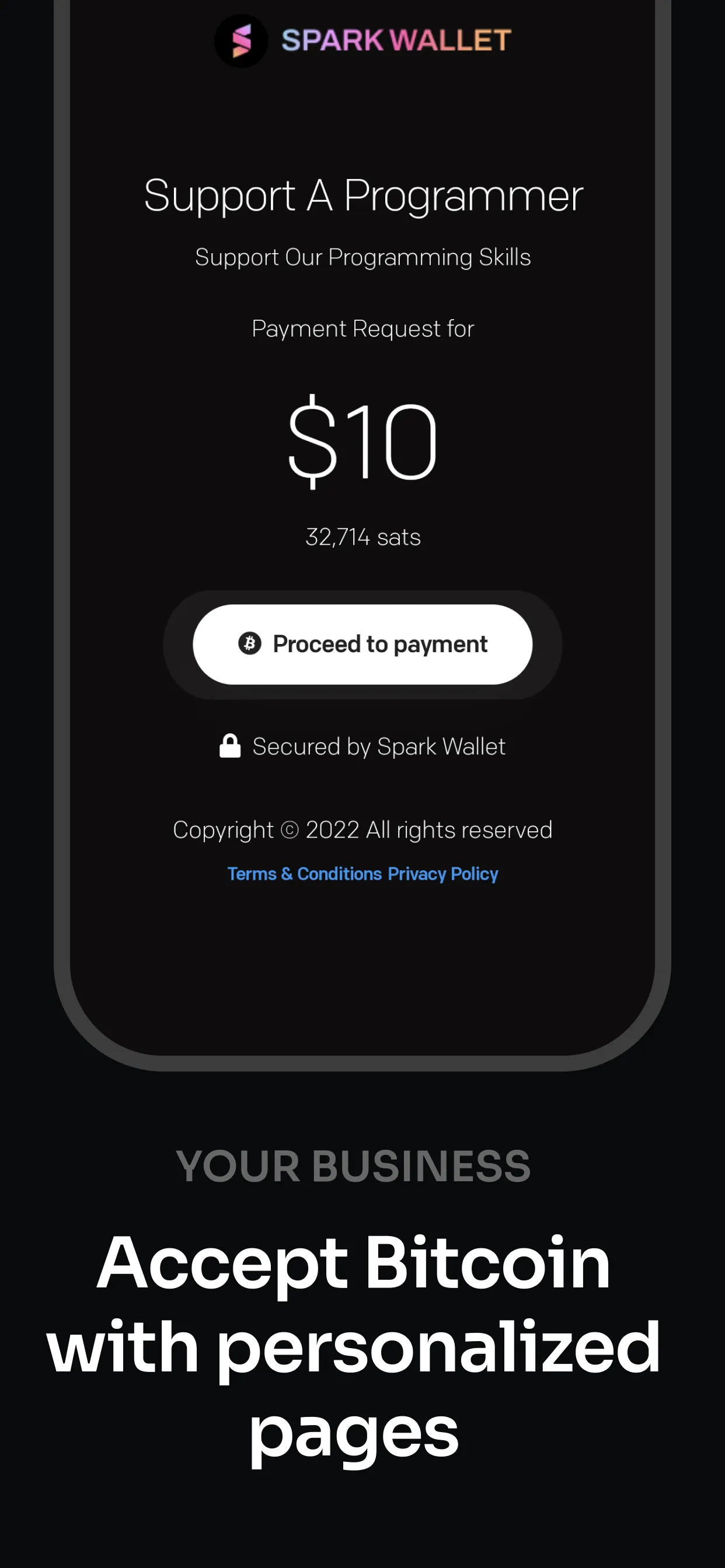 SparkWallet: Bitcoin Lightning | Indus Appstore | Screenshot