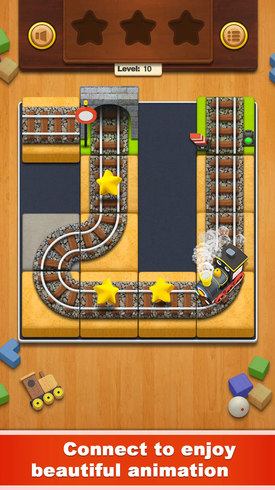 iHappy Train - Slide Puzzle | Indus Appstore | Screenshot