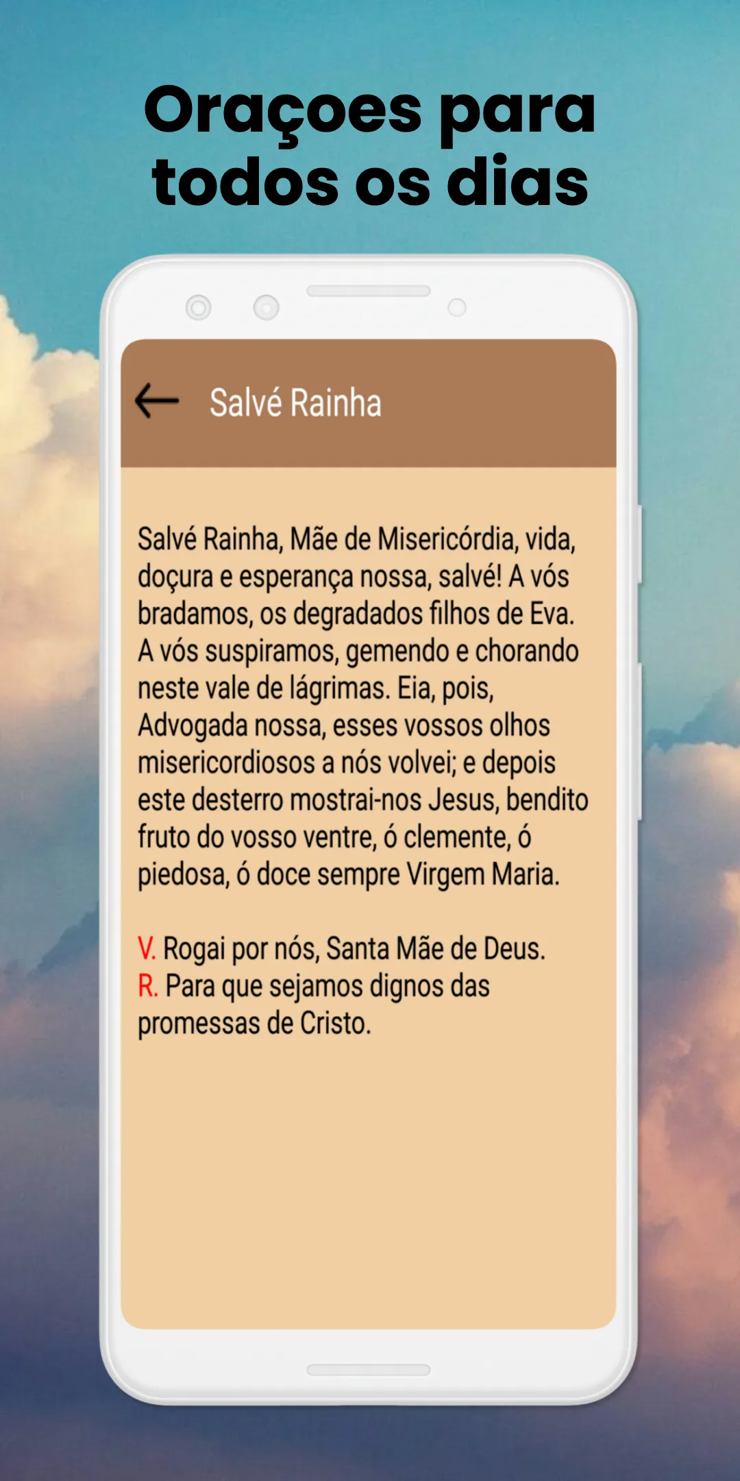 Oraçoes para todos os dias | Indus Appstore | Screenshot