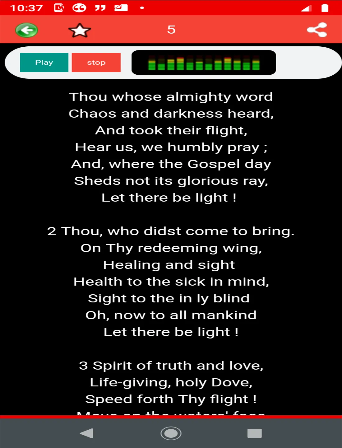 Sacred Songs and Solos (audio) | Indus Appstore | Screenshot