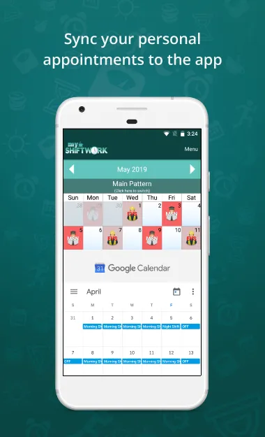 Shift Work Calendar | Indus Appstore | Screenshot