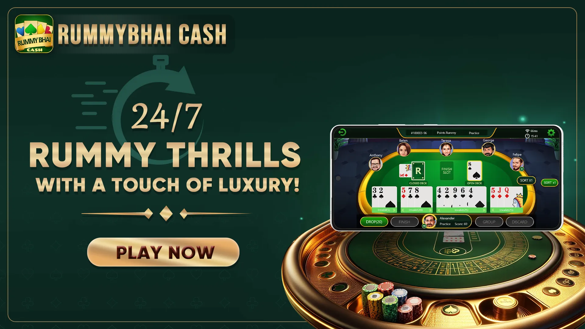 Rummy Bhai: Play Cash Rummy | Indus Appstore | Screenshot