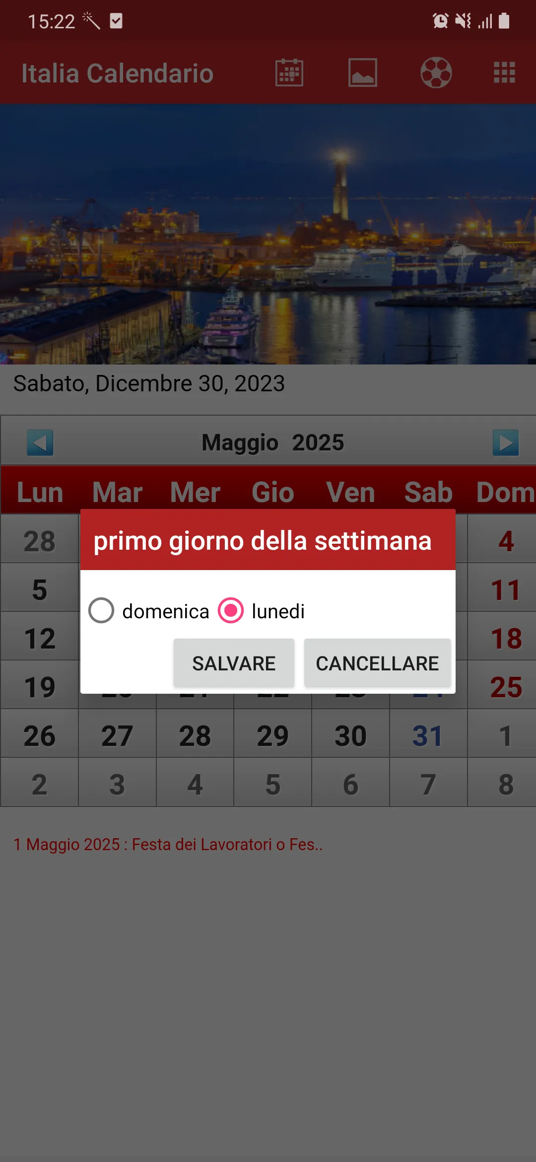 Italia Calendario 2024 | Indus Appstore | Screenshot