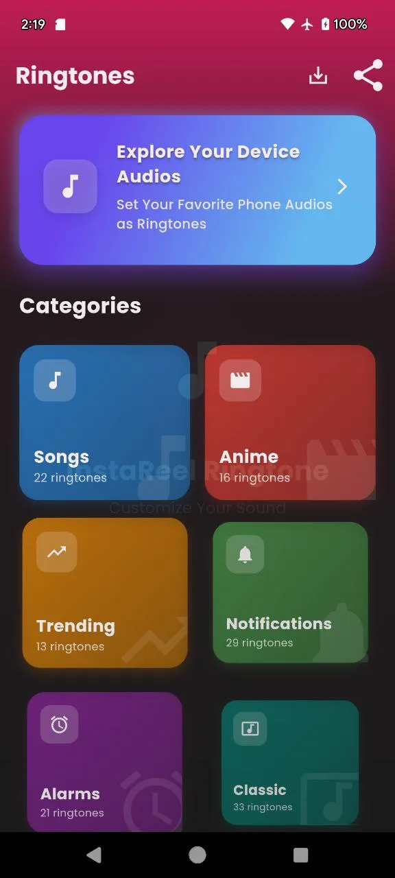 Insta Ringtone | Indus Appstore | Screenshot