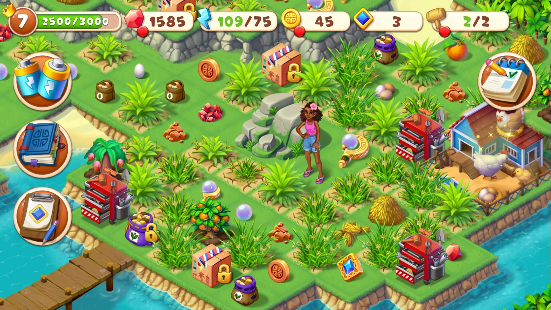 Tropical Merge: Merge game | Indus Appstore | Screenshot