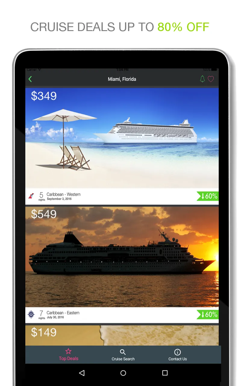 Cruise Deals | Indus Appstore | Screenshot